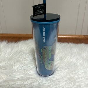 Starbucks 2021 Winter Holiday Blue Mermaid - COLOR CHANGING - Venti Tumbler